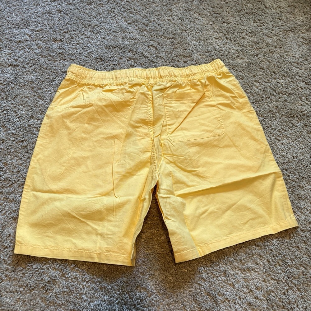 Brand New J Crew Garment Dyed Oxford Shorts Yellow Men's Medium 6.5" Inseam - Picture 9 of 9